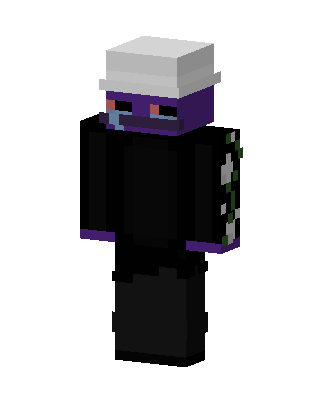Black Emo Boy Minecraft goth skin
