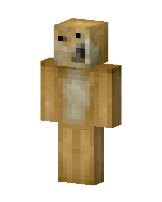 Doge skin, 3D preview