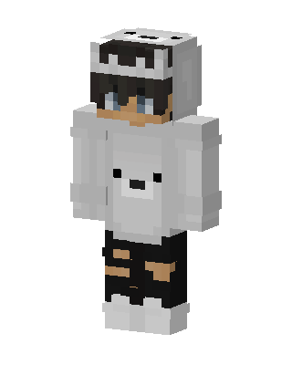 Polar Bear Hoodie Minecraft skin