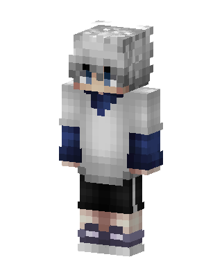 Frosty Hoodie Boy skin, 3D preview