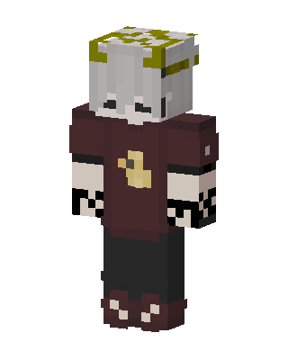 Duck Hoodie Boy skin, 3D preview