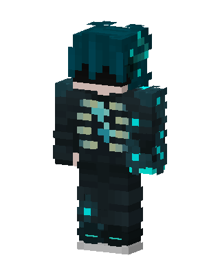 Teal Hero Boy skin, 3D preview
