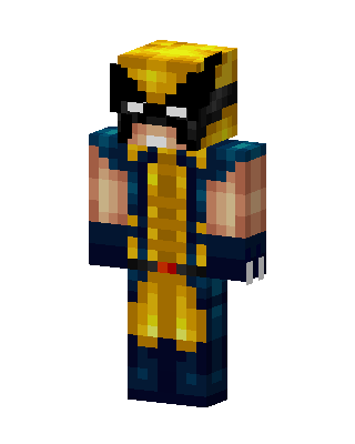 Wolverine skin, 3D preview