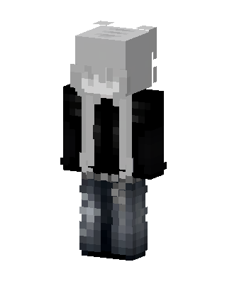 Monochrome Hoodie skin, 3D preview