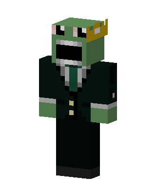 Green King Minecraft skin