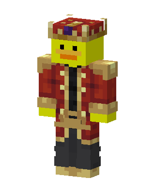 Duck King skin, 3D preview