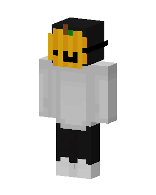 Pumpkin Head skin, 3D preview