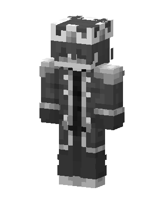 Monochrome King Minecraft skin