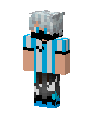 Argentina Jersey Boy skin, 3D preview