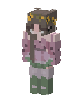 Pink Cutie Girl Minecraft skin