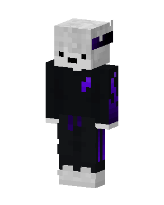 Black Villain Boy Minecraft goth skin
