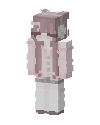 Pastel Earmuff Girl skin, 3D preview