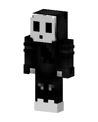 Black Villain skin, 3D preview