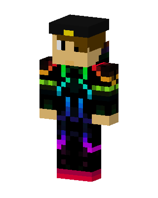 Neon Captain Minecraft skin