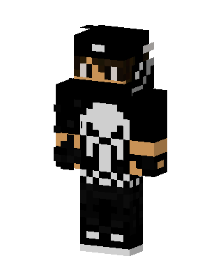 Skull Hoodie Gamer Minecraft skin