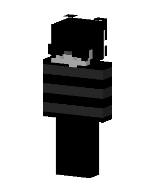Striped Shadow skin, 3D preview