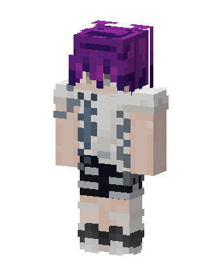 White E-Girl Minecraft skin