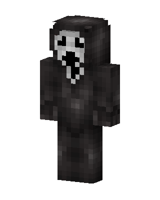 Black Hooded Villain skin, 3D preview