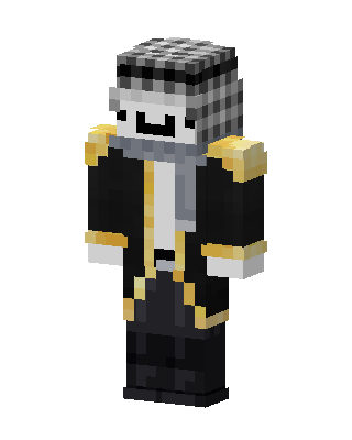 Black King Minecraft skin