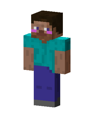 Blushing Steve Minecraft mob skin
