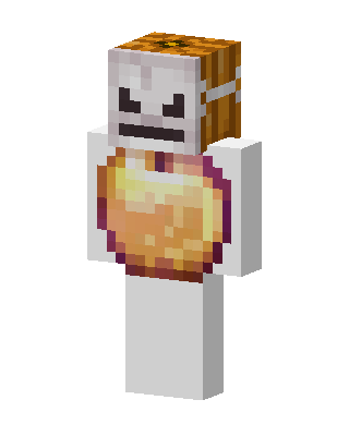 White Costume skin, 3D preview