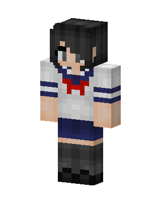 Ayano Aishi skin, 3D preview