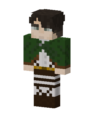 Levi Ackerman skin, 3D preview