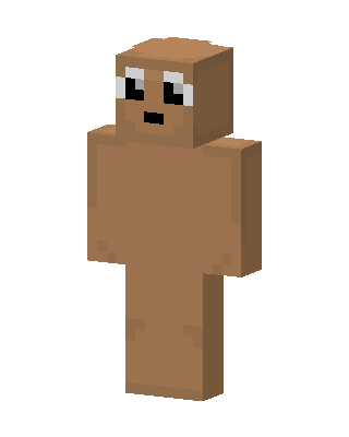 Brown Mob Boy skin, 3D preview