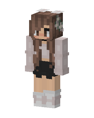 Cozy Bunny Girl skin, 3D preview