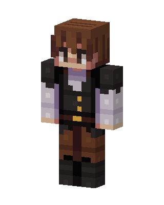 Victorian Vest skin, 3D preview