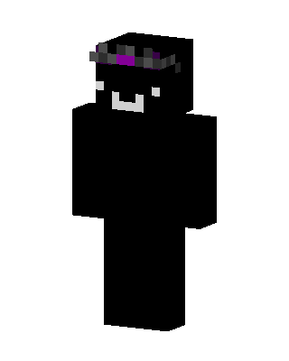 Enderman Crown skin, 3D preview