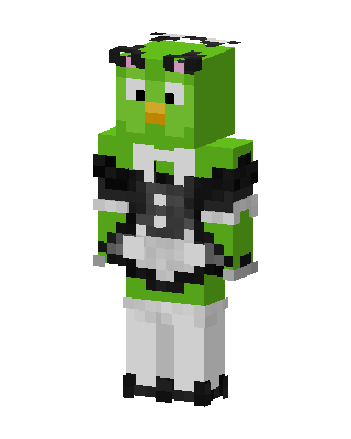 Green Animal skin, 3D preview