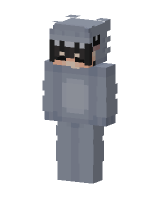 Shark Onesie skin, 3D preview