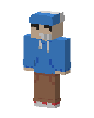 Blue Hoodie Boy Minecraft skin