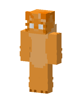 Garfield skin, 3D preview