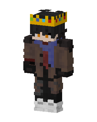 Brown King skin, 3D preview