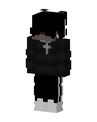 Black Player Boy skin, 3D preview