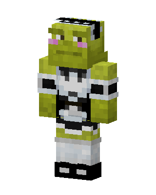 Maid Shrek skin, 3D preview