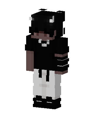 Horned Streetwear skin, 3D preview
