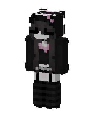 Pastel Goth skin, 3D preview