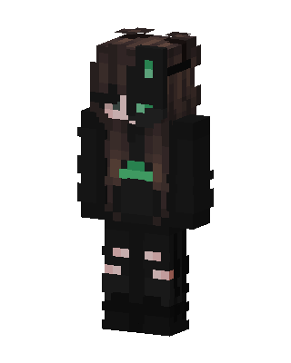 Black Gamer Girl Minecraft skin