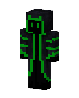 Black Skeleton Boy Minecraft skin