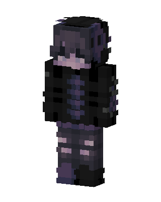 Black Villain skin, 3D preview