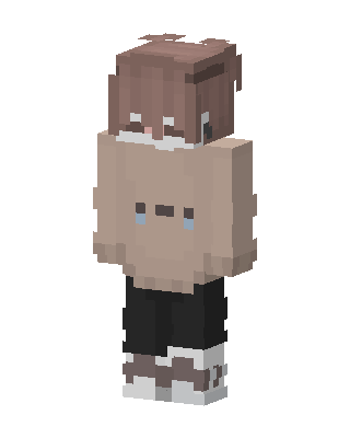 Crying Hoodie Boy Minecraft skin