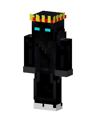 Enderman King skin, 3D preview