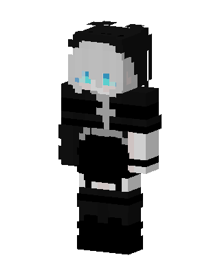 Gothic Maid skin, 3D preview