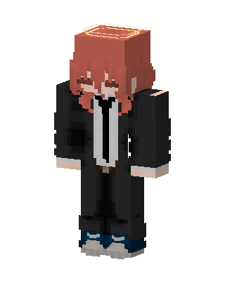 Black Suit Boy skin, 3D preview
