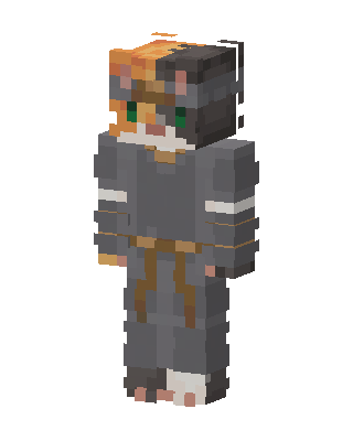 Calico Monk skin, 3D preview