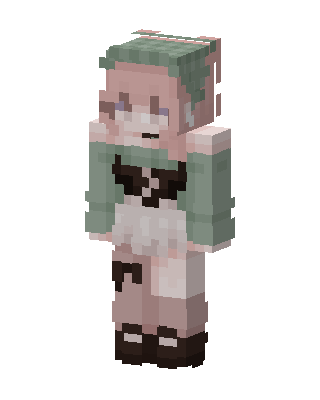 Sage Maid skin, 3D preview