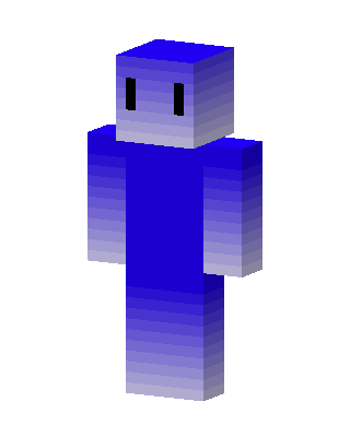 Blue Gradient skin, 3D preview